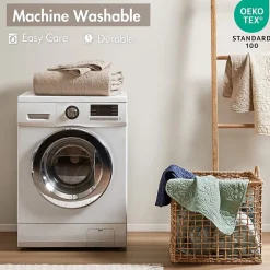 Madison Park Mansfield Oversized Antimicrobial Treated 3pc Bedspread Set