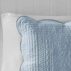 Madison Park Marino 3-Pc Reversible Scalloped Edge Quilt Set