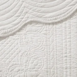 Madison Park Marino 3-Pc Reversible Scalloped Edge Quilt Set