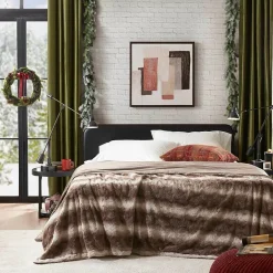 Madison Park Marselle Faux Fur Blanket