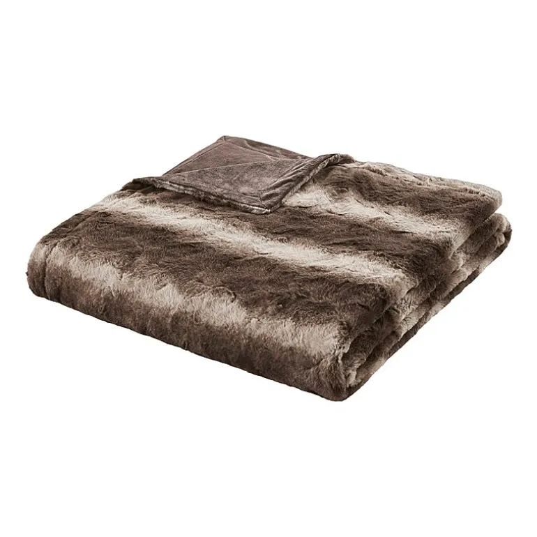 Madison Park Marselle Faux Fur Blanket