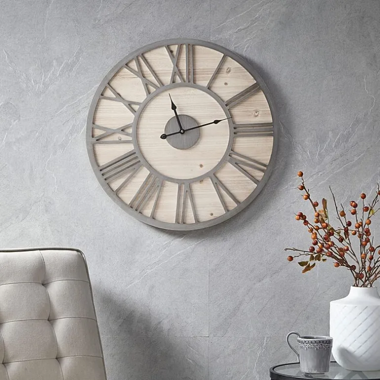 Madison Park Mason Wall Clock