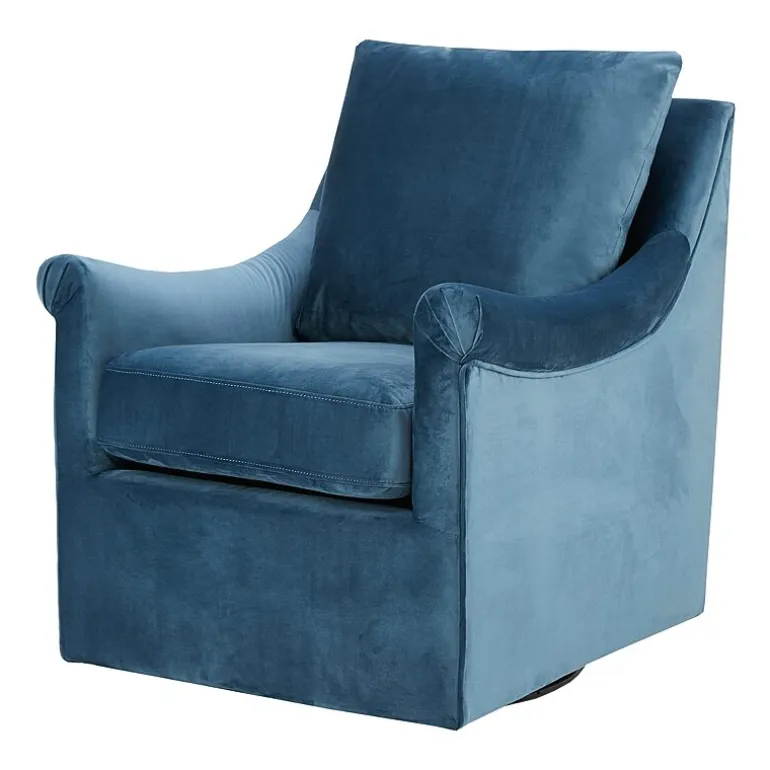 Madison Park Morton Upholstered Swivel Armchair