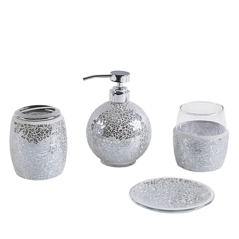 Madison Park Mosiac 4-pc. Bath Accessory Sets