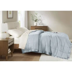Madison Park Prospect Lightweight Down Alternative Blanket with Satin Trim