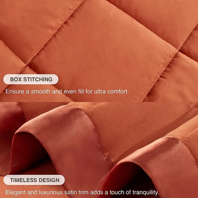 Madison Park Prospect Lightweight Down Alternative Blanket with Satin Trim