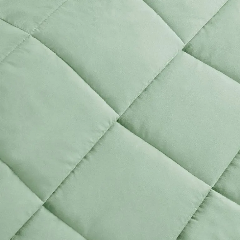 Madison Park Prospect Lightweight Down Alternative Blanket with Satin Trim