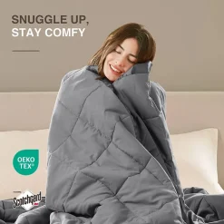 Madison Park Prospect Lightweight Down Alternative Blanket with Satin Trim
