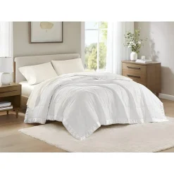 Madison Park Prospect Lightweight Down Alternative Blanket with Satin Trim