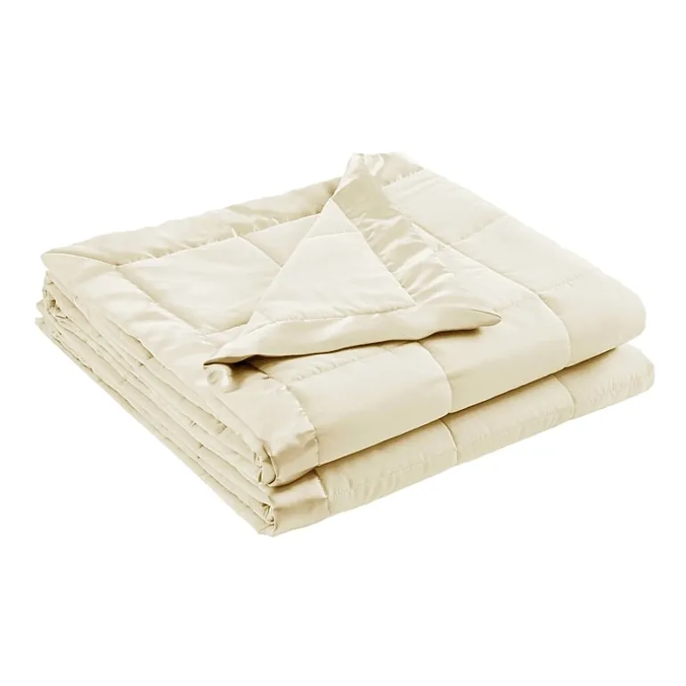 Madison Park Prospect Lightweight Down Alternative Blanket with Satin Trim