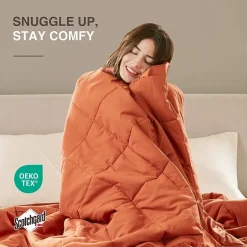 Madison Park Prospect Lightweight Down Alternative Blanket with Satin Trim