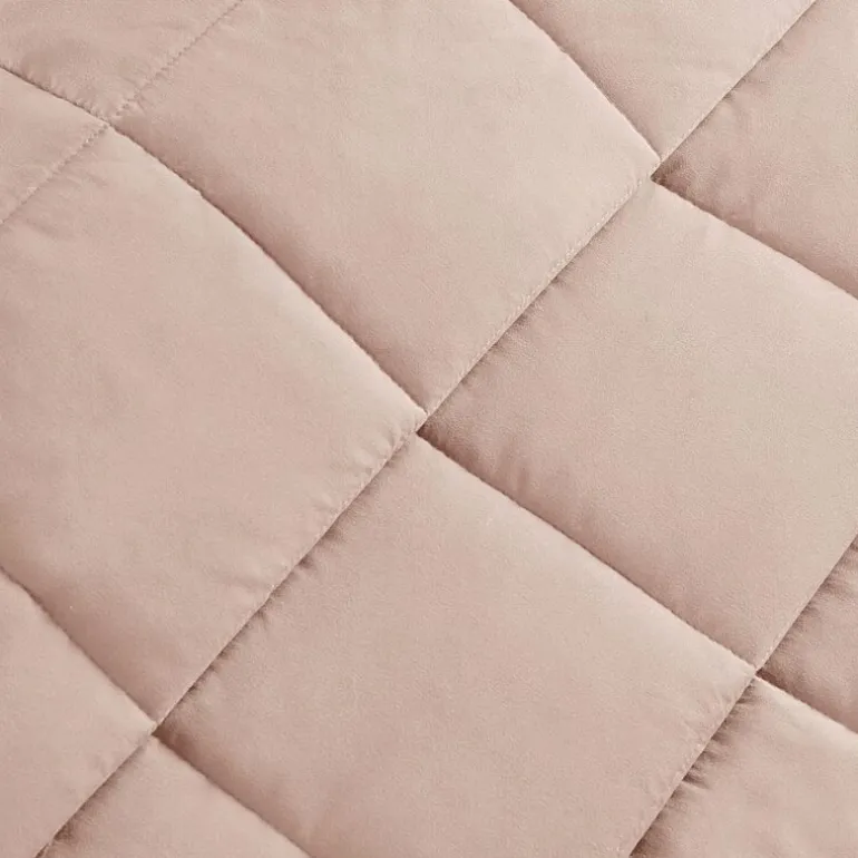 Madison Park Prospect Lightweight Down Alternative Blanket with Satin Trim