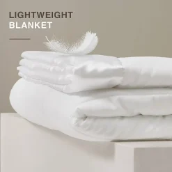 Madison Park Prospect Lightweight Down Alternative Blanket with Satin Trim