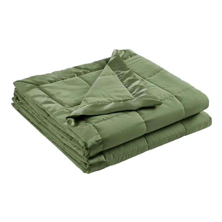 Madison Park Prospect Lightweight Down Alternative Blanket with Satin Trim