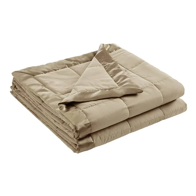 Madison Park Prospect Lightweight Down Alternative Blanket with Satin Trim