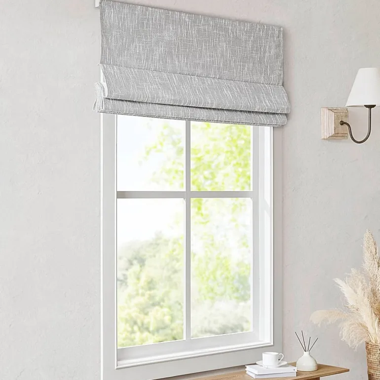 Madison Park Quincy Cordless 100% Blackout Roman Shade