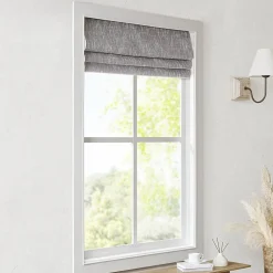 Madison Park Quincy Cordless 100% Blackout Roman Shade