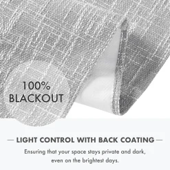 Madison Park Quincy Cordless 100% Blackout Roman Shade