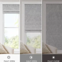 Madison Park Quincy Cordless 100% Blackout Roman Shade