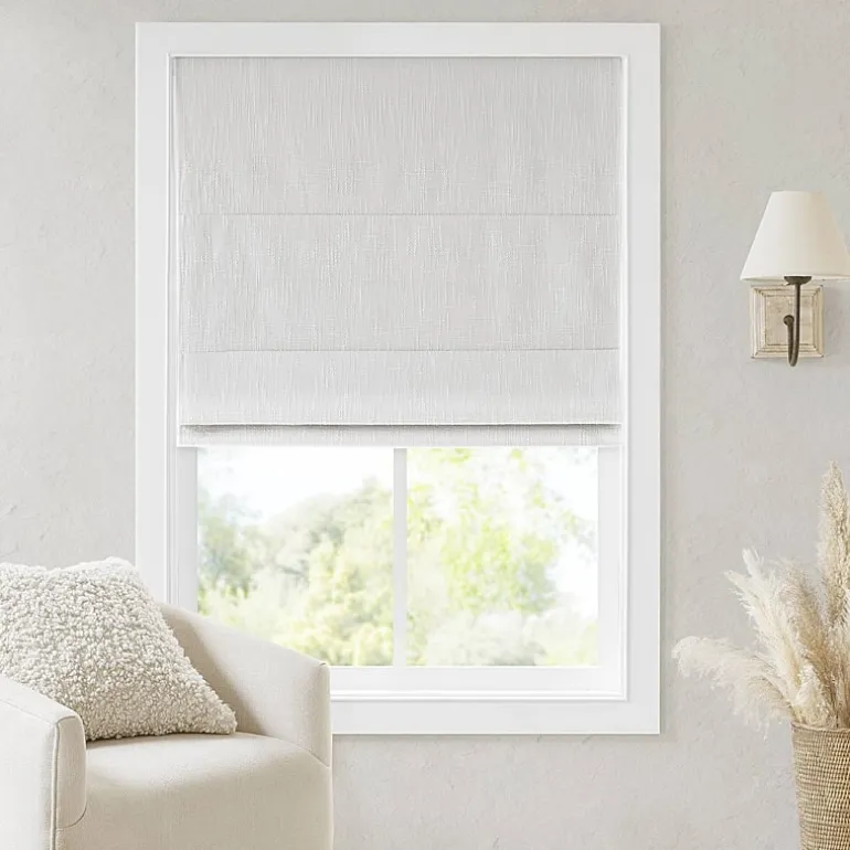 Madison Park Quincy Cordless 100% Blackout Roman Shade