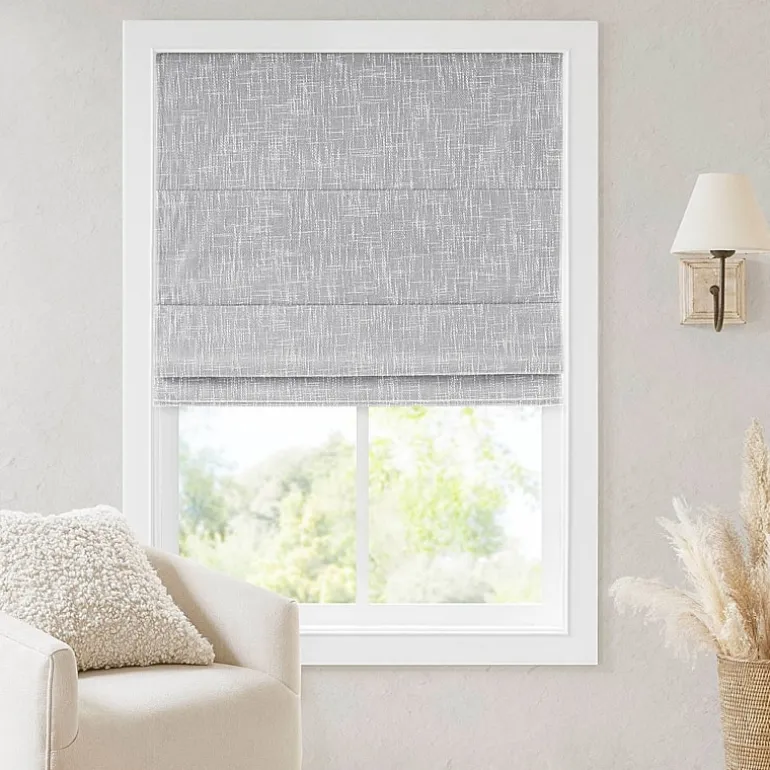 Madison Park Quincy Cordless 100% Blackout Roman Shade