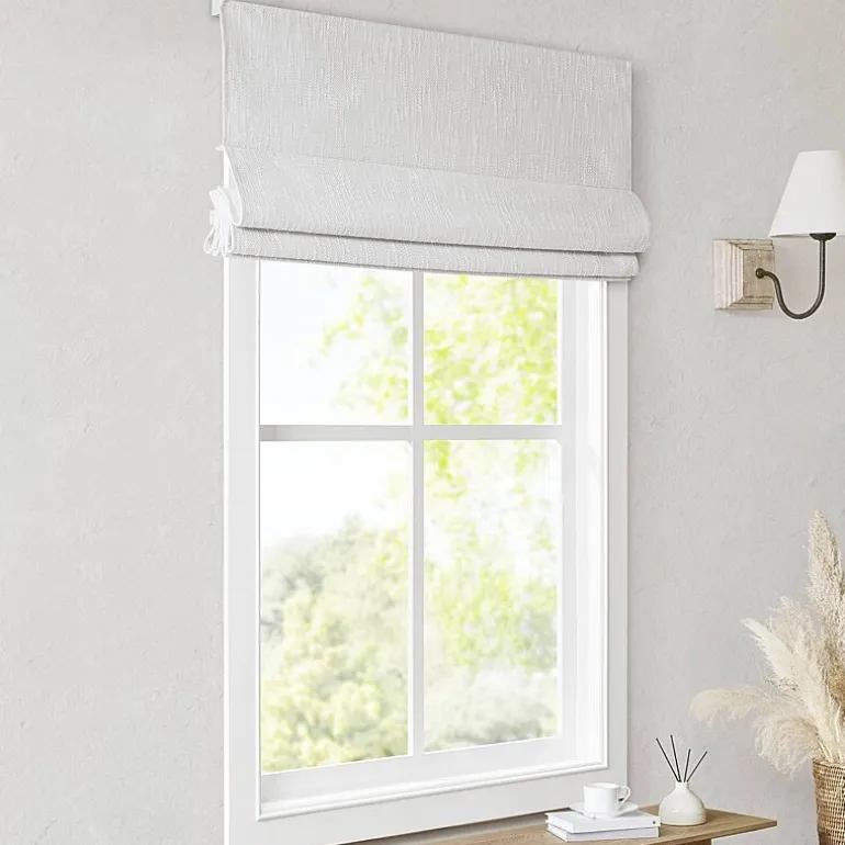 Madison Park Quincy Cordless 100% Blackout Roman Shade
