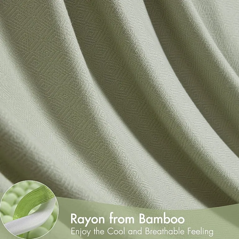 Madison Park Rayon from Bamboo Natural Cooling Breathable Cotton Blanket