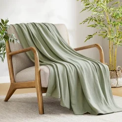 Madison Park Rayon from Bamboo Natural Cooling Breathable Cotton Blanket