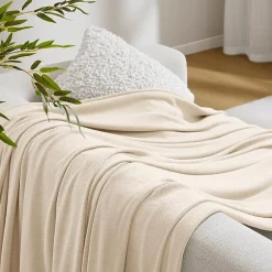 Madison Park Rayon from Bamboo Natural Cooling Breathable Cotton Blanket