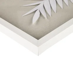 Madison Park Sabal Palm Rice Paper Shadow Box 3-pc. Wall Art Set