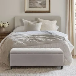 Madison Park Sasha Tufted Top Storage Bench
