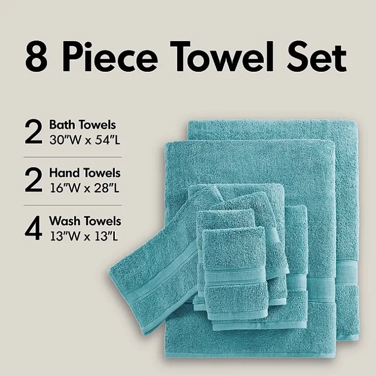 Madison Park Signature 800GSM 8-pc. Bath Towel Set
