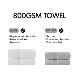 Madison Park Signature 800GSM 8-pc. Bath Towel Set