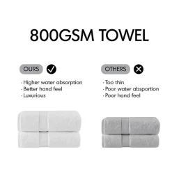 Madison Park Signature 800GSM 8-pc. Bath Towel Set