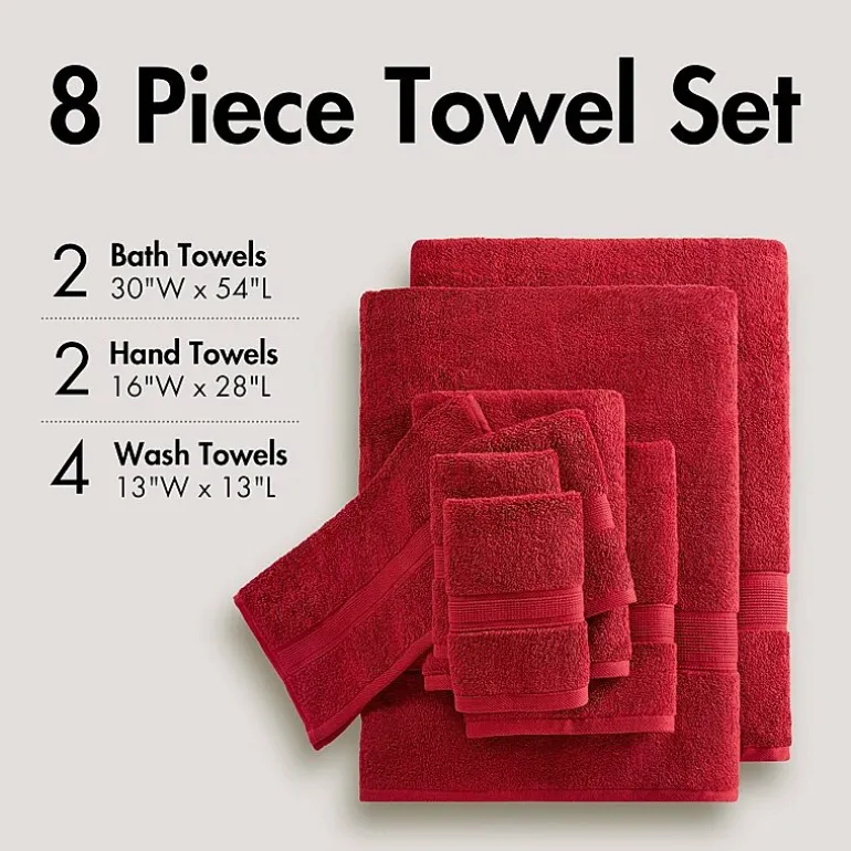 Madison Park Signature 800GSM 8-pc. Bath Towel Set