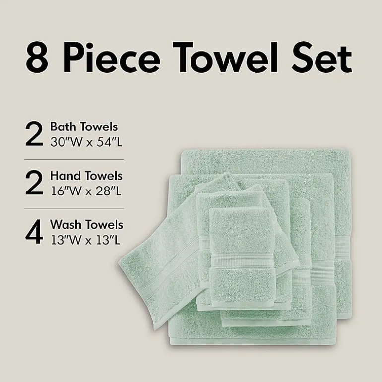Madison Park Signature 800GSM 8-pc. Bath Towel Set