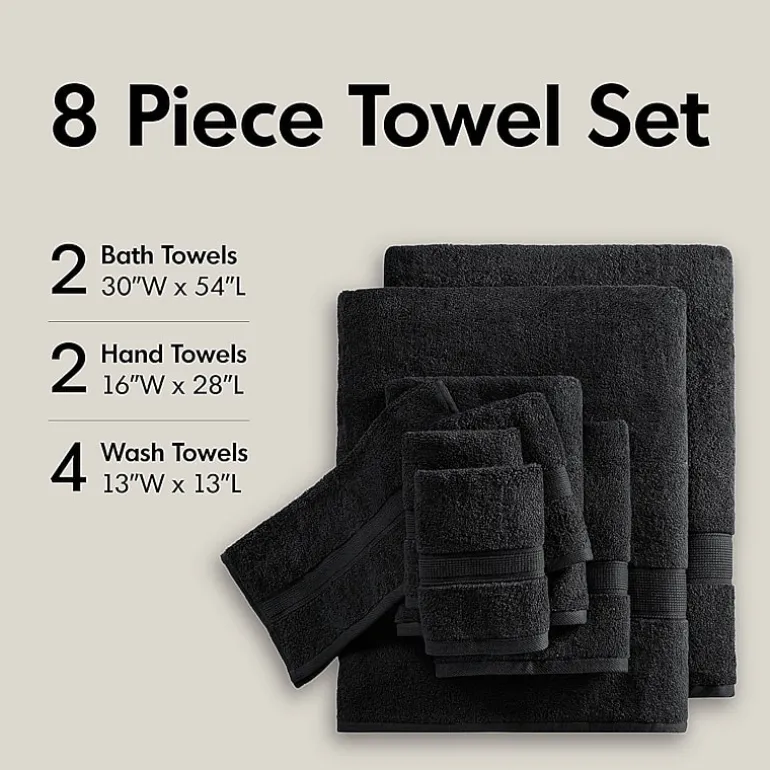 Madison Park Signature 800GSM 8-pc. Bath Towel Set