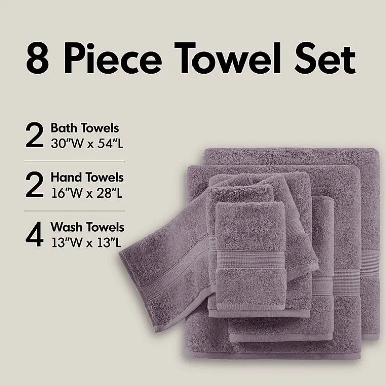 Madison Park Signature 800GSM 8-pc. Bath Towel Set