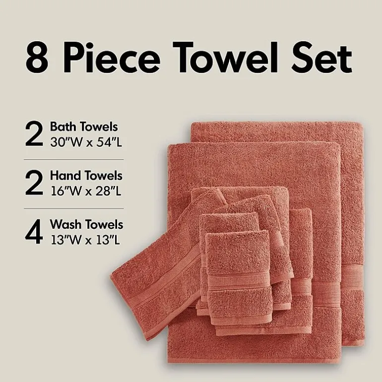 Madison Park Signature 800GSM 8-pc. Bath Towel Set