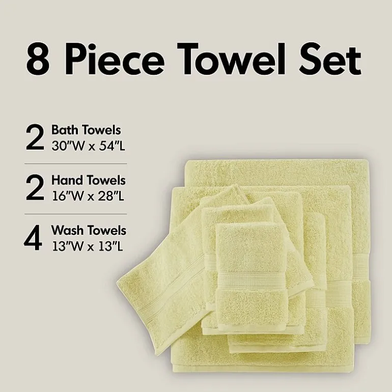 Madison Park Signature 800GSM 8-pc. Bath Towel Set