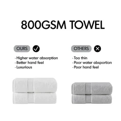 Madison Park Signature 800gsm 2-pc. Bath Sheet
