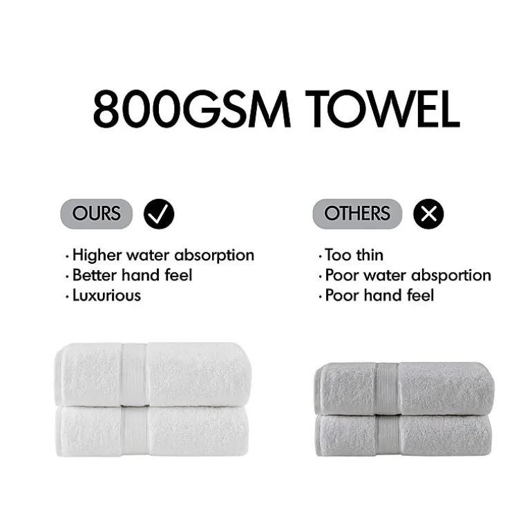 Madison Park Signature 800gsm 2-pc. Bath Sheet