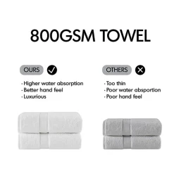 Madison Park Signature 800gsm 2-pc. Bath Sheet