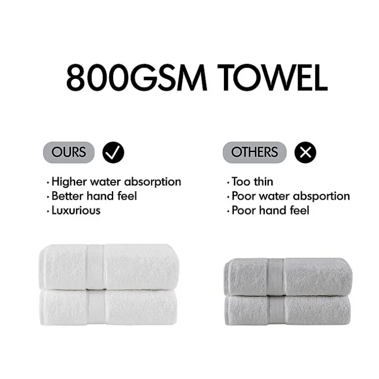 Madison Park Signature 800gsm 2-pc. Bath Sheet