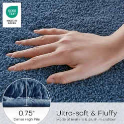 Madison Park Signature Marshmallow Bath Rug Collection