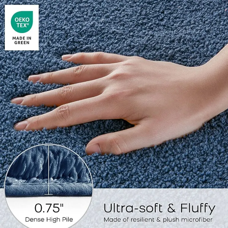 Madison Park Signature Marshmallow Bath Rug Collection