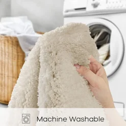 Madison Park Signature Marshmallow Bath Rug Collection