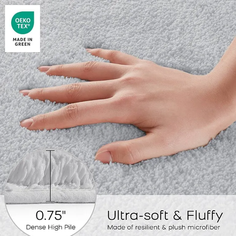 Madison Park Signature Marshmallow Bath Rug Collection