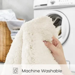 Madison Park Signature Marshmallow Bath Rug Collection