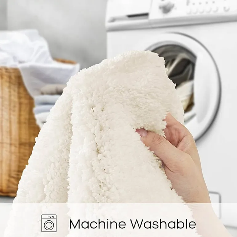 Madison Park Signature Marshmallow Bath Rug Collection